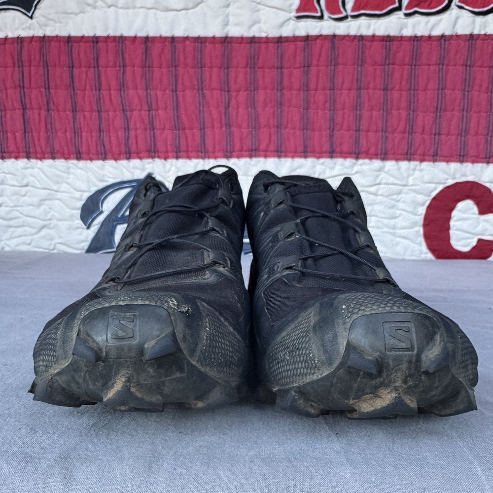 Size 8.5 - Salomon Speedcross 5 Trail Shoes Men's Black Sneakers 406840 - Picture 4 of 10